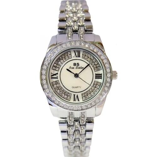 Hot Sale Women Famous Brand Watch Women Luxury Austrian Crystal Bracelet Watch Gold Shinning Diomand Rhinestone Bangle Bracelet