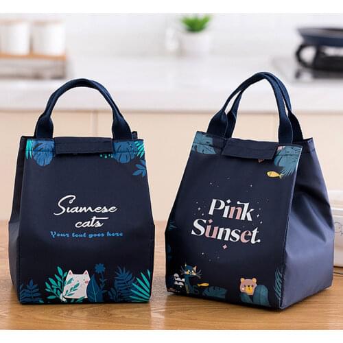 Magic Forest Series Insulation Bag Thickened Insulation Aluminum Film Fresh-keeping Lunch Bag Portable Waterproof Picnic Bag