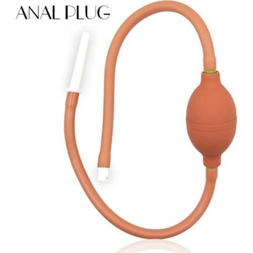 Catheters Enemator For Cleaning Anus Vaginal Enema Anal Sex Toys For Women Anal Shower Anal Female Cleaner Ball