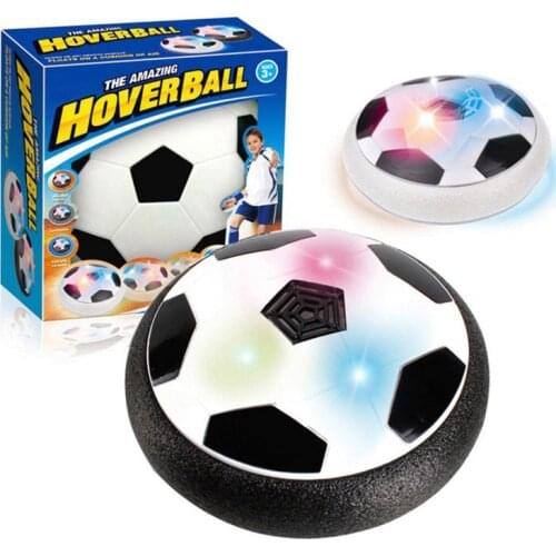 Indoor Hover Soccer Ball toys Collision Music Light Flashing Air Power Floating Football Toys Kids Boys Sport Fun Football Gift