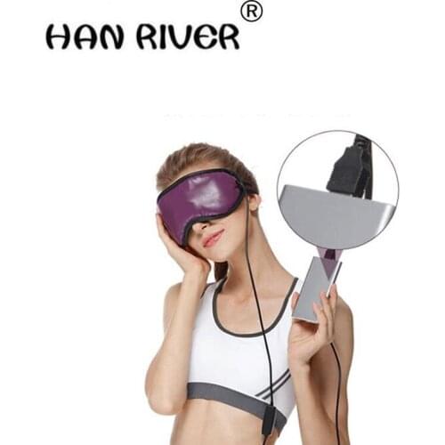 Eye massager usb charging hot steam patch shading stone needle therapy and heating eye protection instrument