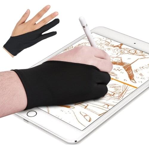2 Finger Anti-fouling Painting Glove,both For Right And Left Hand Artist Drawing For Any Graphics Drawing Tablet