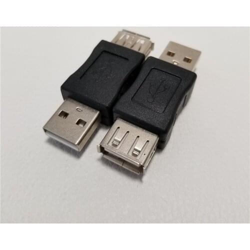 USB 2.0 Converter Type A Male to Female Extension Data Transfer Adapter Balck
