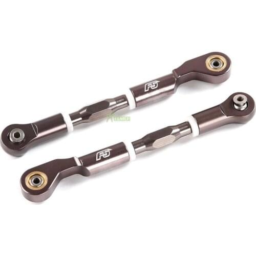 Alloy CNC Steering Tie Rod Pull Rod Set Fit for 1/5 Rovan F5 MCD RR5 Rc Car Parts