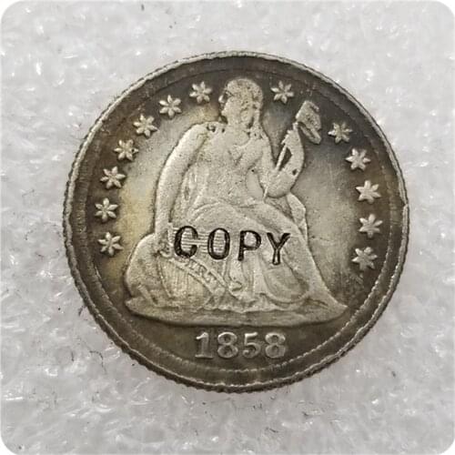 USA 1858-P,O,S Seated Liberty Dime COPY COINS