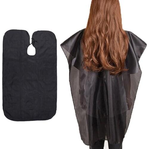 Management Salon Barber Hairdresser Cloth Solid Black Increase Distribution Of Adult Cape Gown Hair Cutting Hairdressing