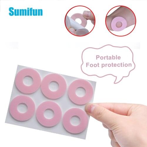 24Pcs Heel Pad Foot Care Products Sponge Circle Shoe Corn Sticker Remover Heel Liner Pain Relief Patch Feet Skin Care Pad D1290