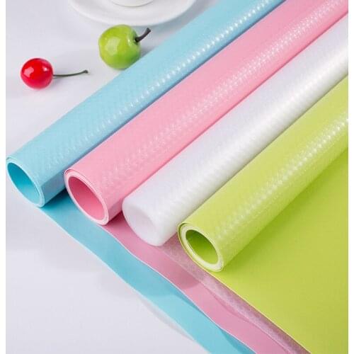 Waterproof Shelf Drawer Liner Cabinet Non Slip Table Cover Mat Non Adhesive For Kitchen Cupboard Refrigerator Liner Pad Paper