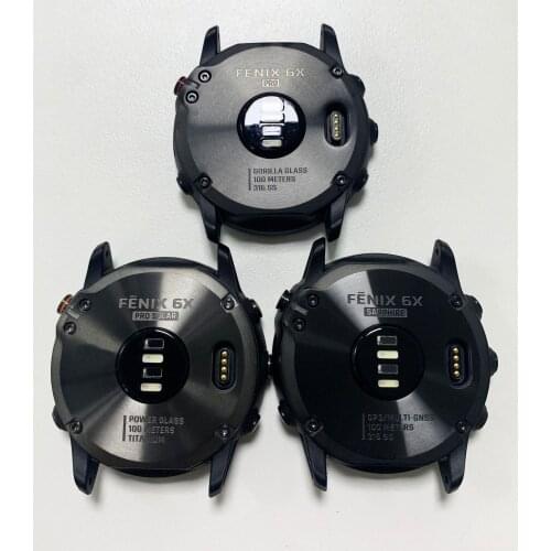 Original Back Cover Case For Garmin fenix 6x pro Solar Sapphire Fenix6xpro Shell GPS Repair replacement Parts 361-00126-00