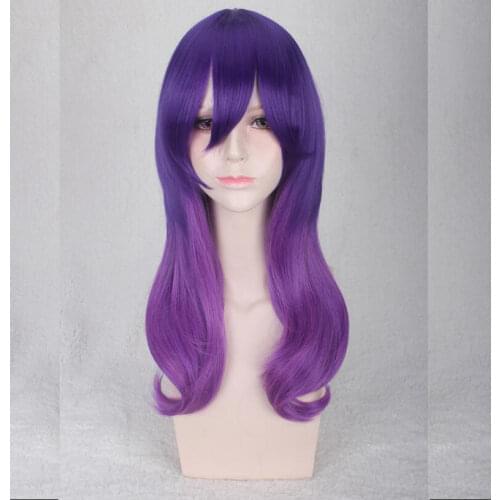60CM Kiss Him Not Me Serinuma Kae Purple Wig Cosplay Costume Watashi ga Motete Dosunda Women Heat Resistant Synthetic Hair Wigs
