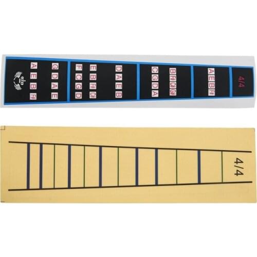 1 Pcs 4/4 Ball Violin Square Wall Vinyl Violin Fret Board Marker & 1 Pcs Violin Finger Guide Fingerboard Sticker