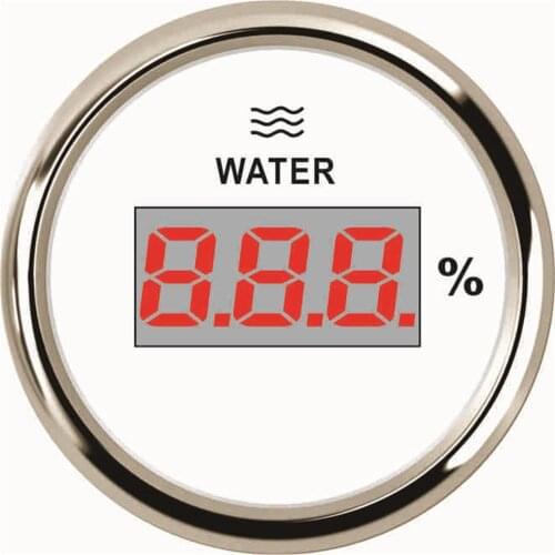 1pc Digital Water Level Gauges 0-100% Water Level Meters 0-190ohm for Auto Boat Agricultural Machinery Engines Generating Units