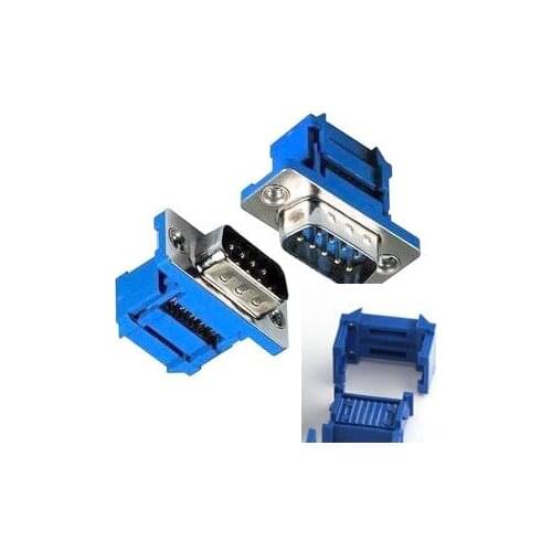 10pcs 9 pin DB9 DB-9 D-SUB Parallel Port IDC Flat Ribbon Cable Terminal Connector Adapter