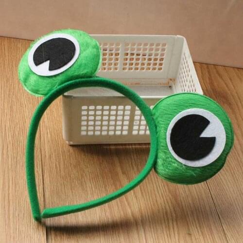 20pcs/lot Party Supplies Frog Animal Headdress Headbands Hairband Decors For Halloween Festival Cosplay Decors