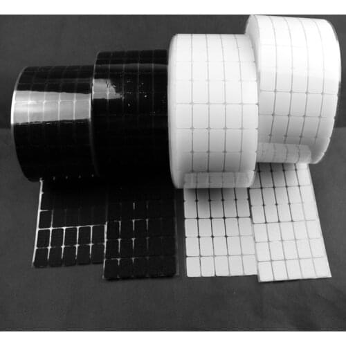 50Pairs 20*30mm Adhesive Fastener Tape Nylon Polyester Hook And Loop Rectangles Magic Sticker Tape Strong Self Adhesive Tape