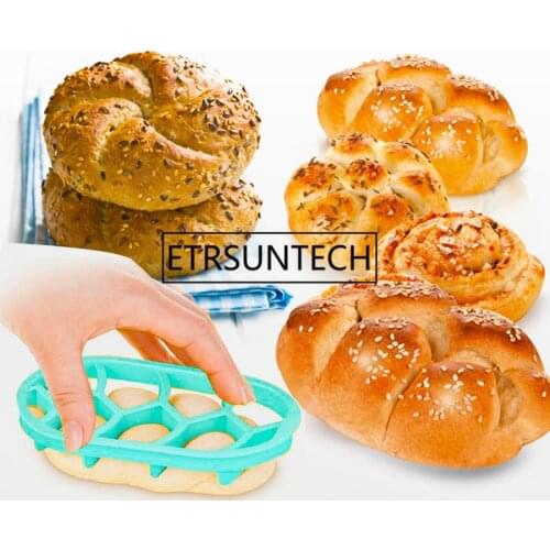50pcs Bread Molds Press Bread Cake Biscuit Moulds Cake Biscuit Pastry Round Oval Molds Baking Decoration