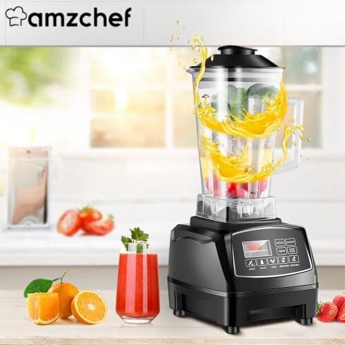 Amzchef MS-705 Soymilk Machine /Blender Smoothie Maker 1500W / 32000r/min Pure Copper Motor 2L Food Grade Container 6 3D Blades
