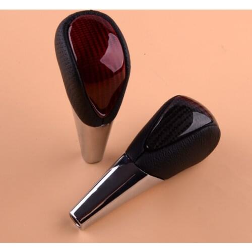 Car Black/Red Gear Stick Shift Knob Shifter Head Ball Fit For Toyota Hiace RAV4 Highlander Venza Automatic Transmissions