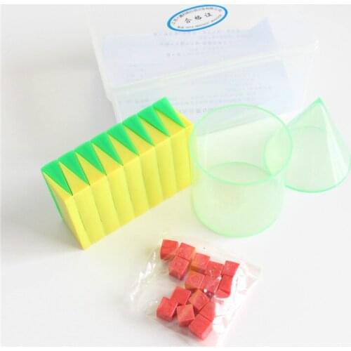 Exploring Volume Formula Material of Geometric Form Rectangle Cube Cylinder Cone Volume Calculation Primary Math Teaching Aids