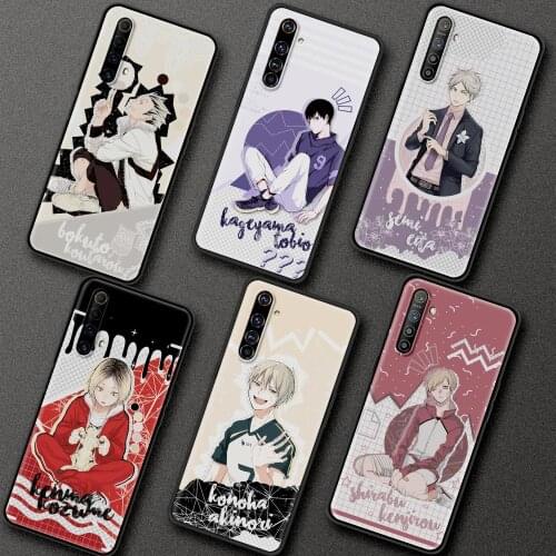 Haikyuu Hinata Anime Phone Case For OPPO A9 Realme Reno 6 C3 7 Global 5 X7 Q2 Pro XT X3 2020 Soft Black Shell Back Cover