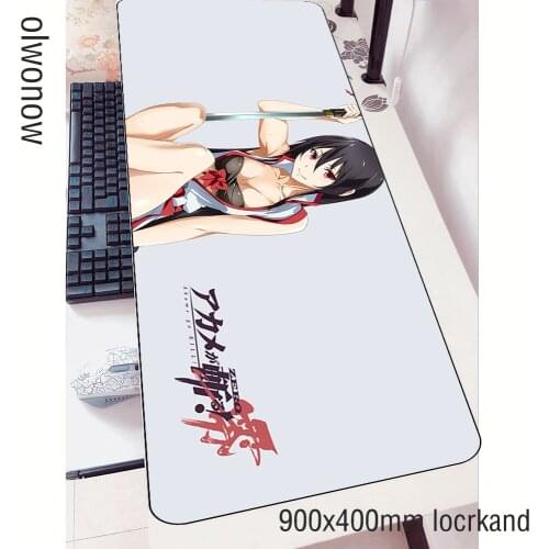Akame ga kill mouse pad gamer laptop 90x40cm notbook mouse mat gaming mousepad ergonomic pad mouse PC desk padmouse mats