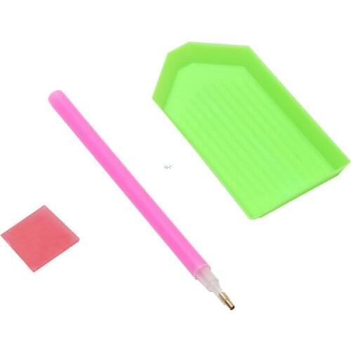 1Set DIY Cross Stitch Painting Diamond Pasting Stuffed Filled Pen Craft Tools