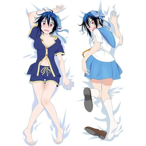 Nisekoi Hot Japanese Anime Hugging Pillow Cover Case Pillowcases Decorative Pillows Double-Sided 2Way 2WT 50X160CM