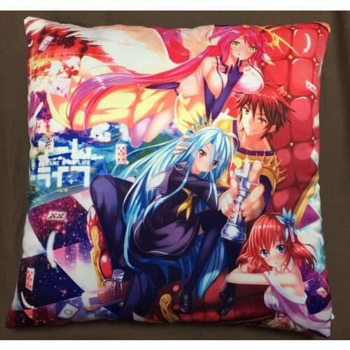 New No Game No Life Anime two side Pillowcases Hugging Pillow Cushion Case Cover Cosplay Gift 127