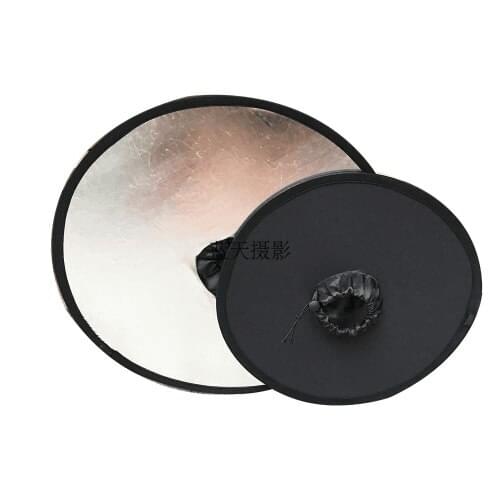 New 2 in1 Hollow reflector 80cm reflectors paintless Black and silver double faced bag outdoor photography light Carrying Bag