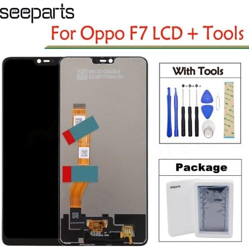 Original LCD Oppo F7 LCD CPH1819 Display Touch Screen Digitizer Assembly Replacement F7 Display Oppo A3 LCD PADM00 Screen