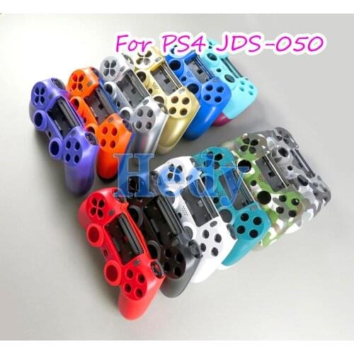 Plastic Hard Shell For PS4 Playstation 4 5.0 Version JSD 050 JDM 050 JDS 055 Controller Housing Cover Protective Shell Skin Case