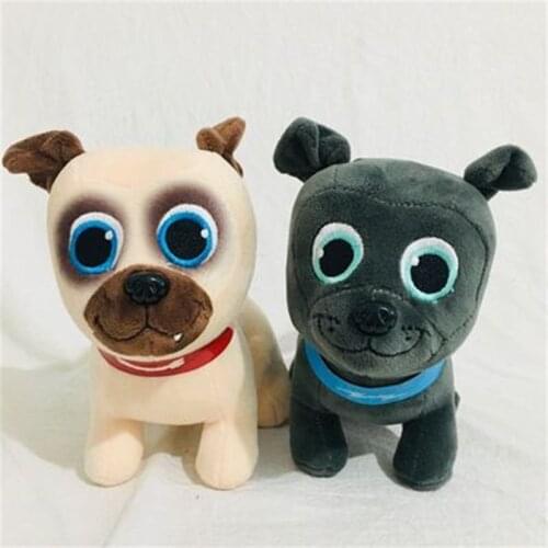 20CM Puppy Dog Pals Plush toys Dogs friends bingo and Rolly Bulldog Plushie plush toys Soft Stuffed Dolls for Baby Gifts