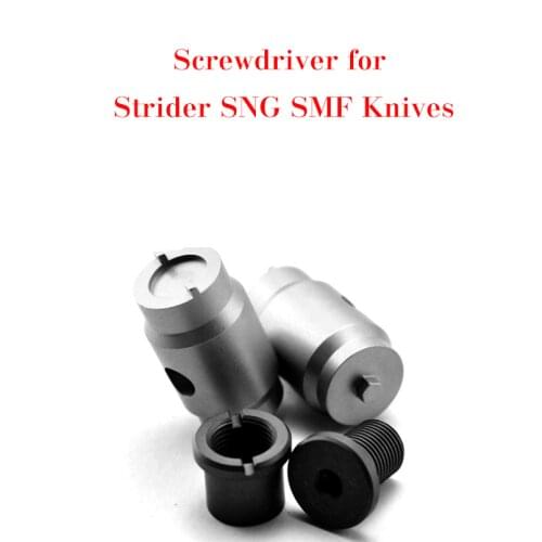 Stainless Steel Knife Handle Screwdriver for Strider SNG SMF Knives Spindle Removal Disassemble Tool Wrench Spanner EDC DIY Plum