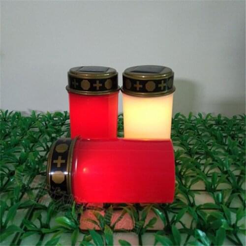 Solar Cemetery LED Light Home Decoration Furnishings Ground lamp PVC Hand made Geometry Amorphous silicon solar panel