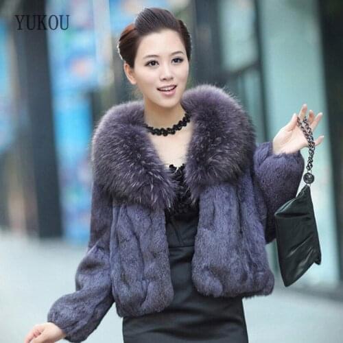YUKOU Rabbit Fur Coats