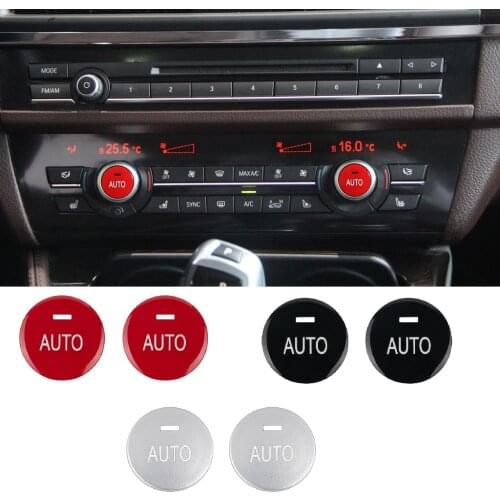Central Control Air Conditioner AUTO Button Replacement Cover Trim For BMW 5 6 7 series F01 F07 F10 F18 X5 X6 F15 F16 2009-2019