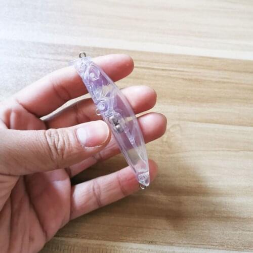 10pcs 8cm 9g Blank Nude Baits Crankbait Minnow Bait Unpainted Lure Bodies Fishing Bait