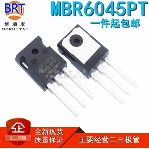 10pcs/lot MBR6045PT Schottky rectifier diode 60A 45V new original
