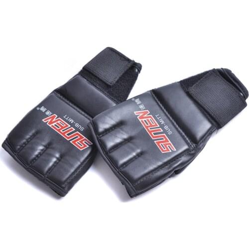 Brand New 3 Colors 1 Pair PU Leather Sport Fitness Boxing Kickboxing Training Fighting Sandbag Gloves for Fighters