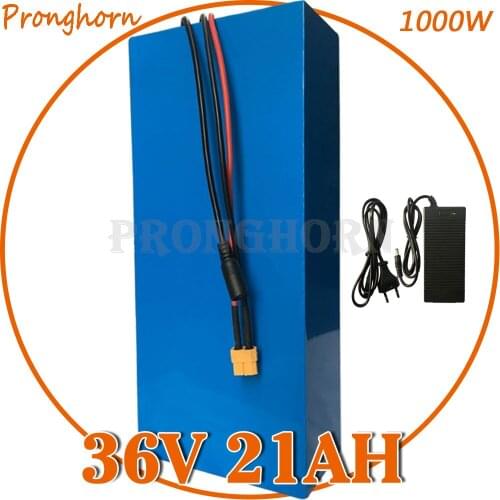 1000W 36V Electric Bike Battery 36V 20AH Lithium Battery 36 Volt 20AH Ebike Battery With 30A BMS 42V 2A Charger Free Customs Tax
