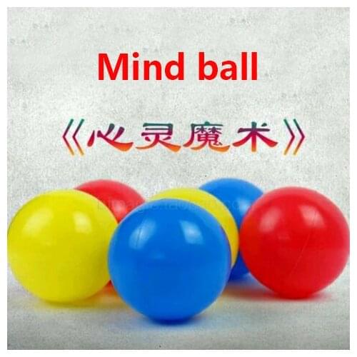 Free shipping Mentalism Magic ball color psychology Mind prophecy stage close up magic tricks,remote control