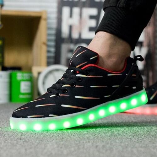 Toddler Size 35-44 Kids Glowing Shoes Boys Girls with Luminous Sneakers Light Up Shoes Kids Baby Sports Fashion Casual Sneakers
