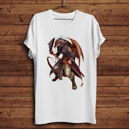 Japan Animals Samurai Ninja Funny Anime T Shirt Men Tees Summer New White Casual O-neck Cool Manga Tshirt