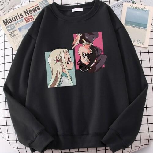 Jibaku Shounen Hanako kun Harajuku Hoodies Men Casual Hip Hop Pullover Autumn Fashion Streetwear Loose Fleece Cool Male Hoodie