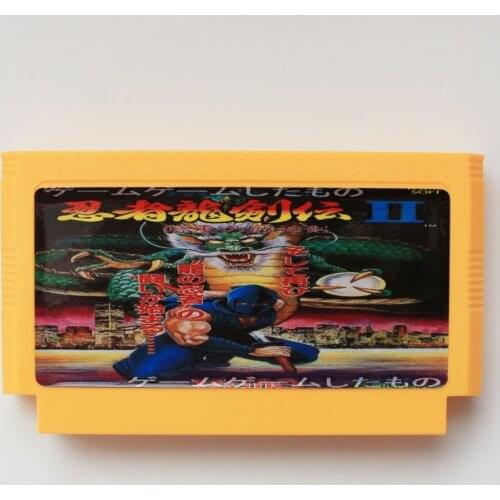 Ninja Gaiden 2 60 Pin Game Card For 8 Bit Subor Game Player