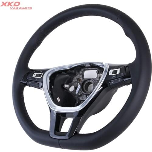 Leather Multifunction Steering Wheel For V-W J-etta MK6 15-16 Golf MK6B Passat B8 5GG419091B