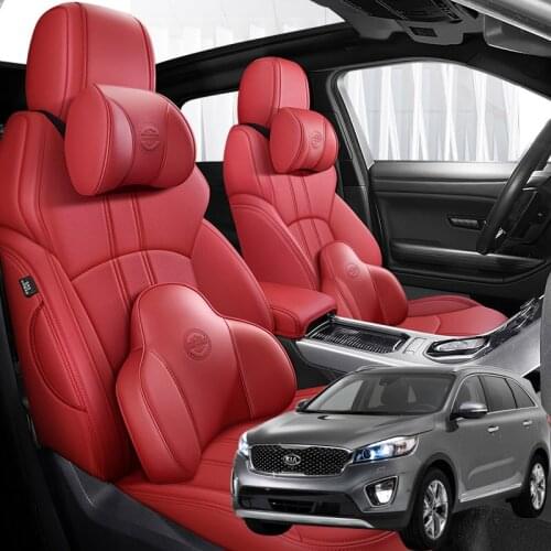 NAPPA Leather 5 seats Car seat covers For Kia Sorento 2015 2016 2017 accessories