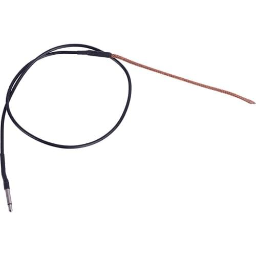 Durable Plastic Acoustic Guitar EQ Transducer Under Saddle Piezo Pickup Cable Wire 2.5mm Plug Black