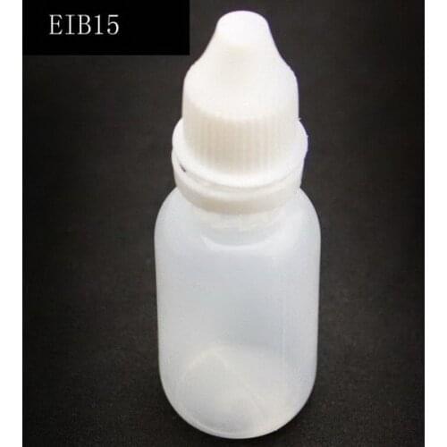 10pcs New 15ml 0.5OZ White Twist Cap Empty Plastic Tattoo Ink Pigment Clear Bottle Supplies Tattoo Pigment Ink Bottle EIB15
