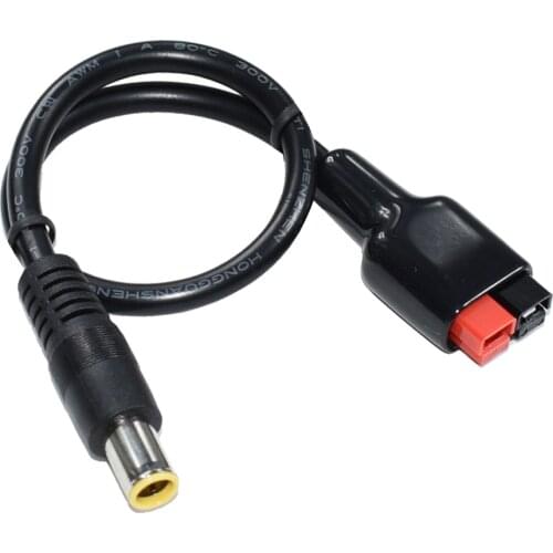 DC 8.0mm Power Male Plug Cable with DC 8mm Adapter Compatible with Andersons 11inch/28cm Powerpole for Portable Generator